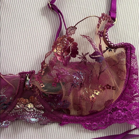 Honey Birdette rare Whitney Rainbow bra - Picture 10 of 13